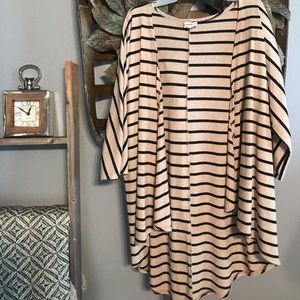 Striped Lindsay Kimono